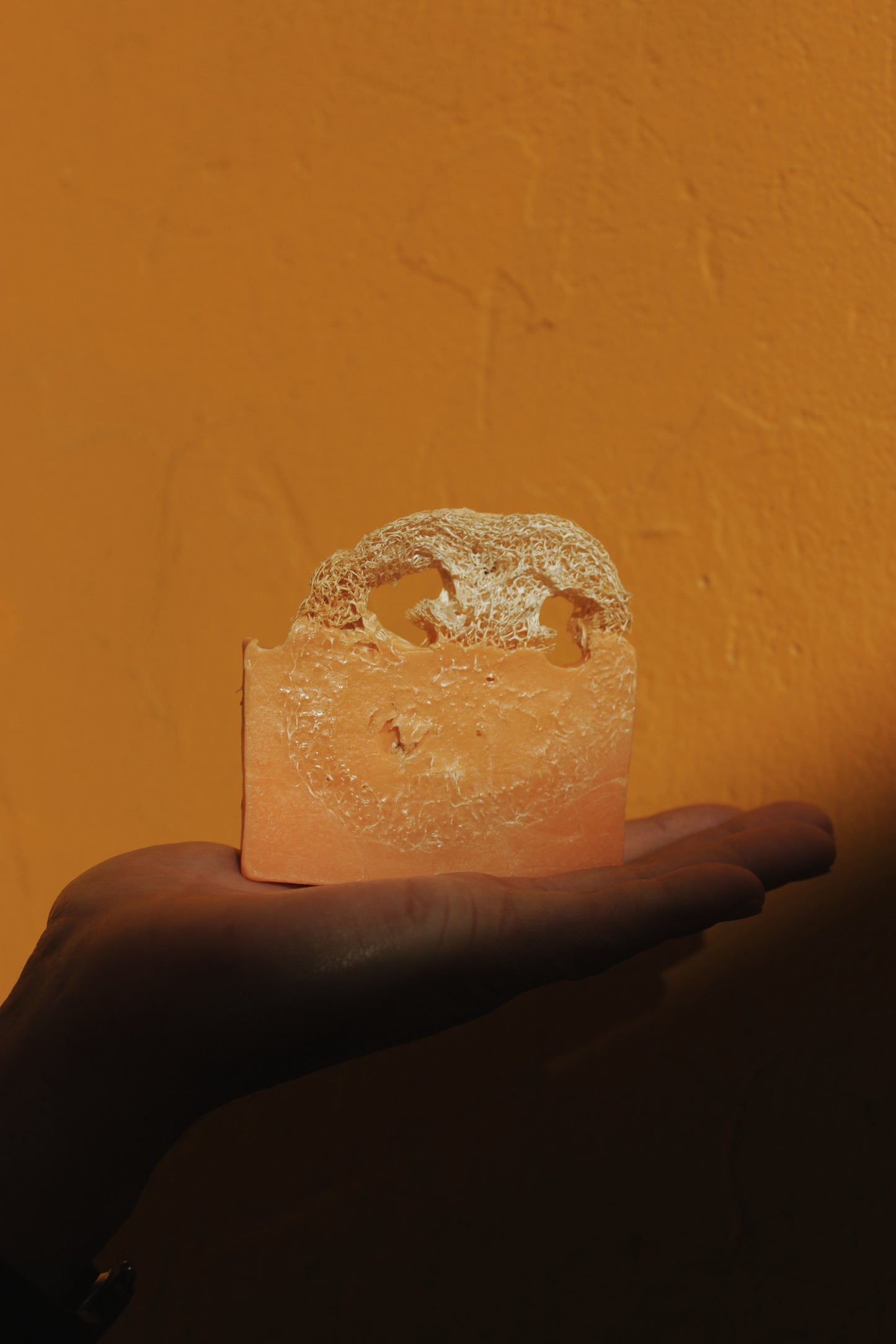 Jabón +Lufa Naranja y vainilla