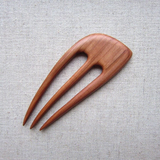 Tres púas, horquilla francesa de madera